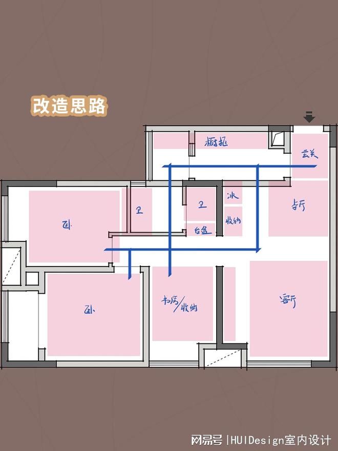 样可以玩转洄游动线！打造灵动空间！米乐体育M6直播平台小户型改造同